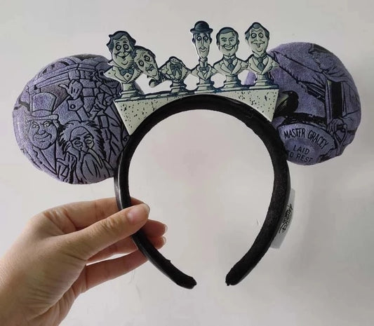 Haunted Mansion Minnie Ears Halloween Headband