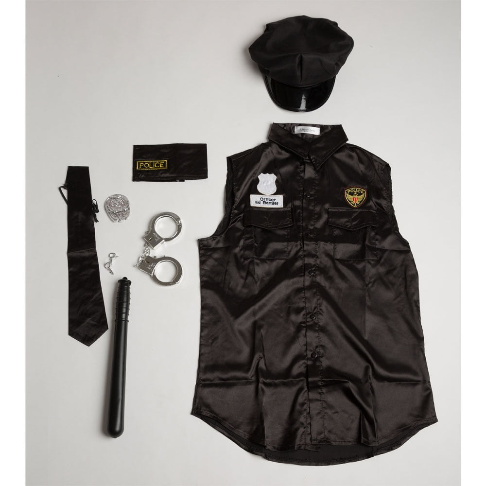 America U.S. Police Dirty Cop Officer Costume