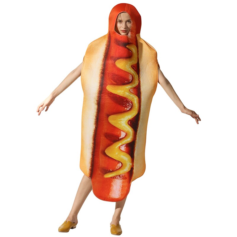 Adult Kids Funny 3D Print Food Costume