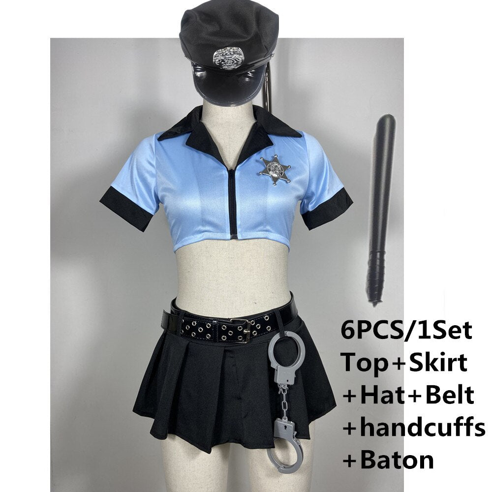 Sexy Cop Officer Costume For Halloween