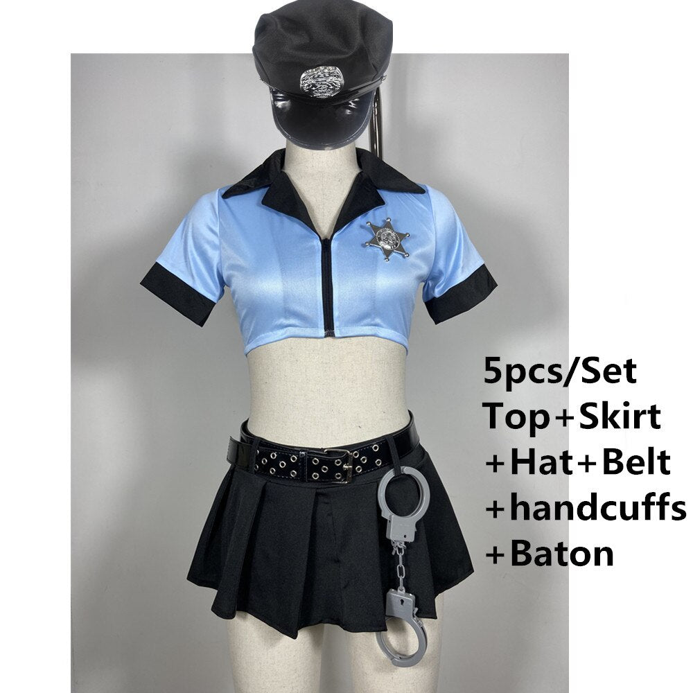 Sexy Cop Officer Costume For Halloween