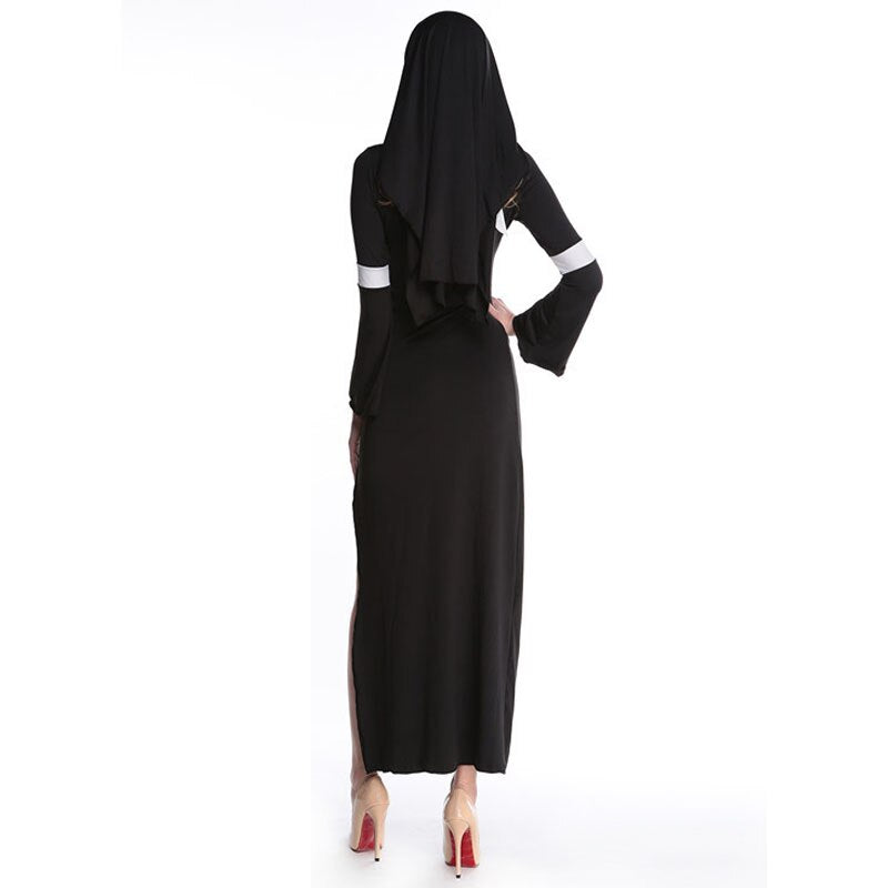 Adult Halloween Jesus Priest Cross Suit