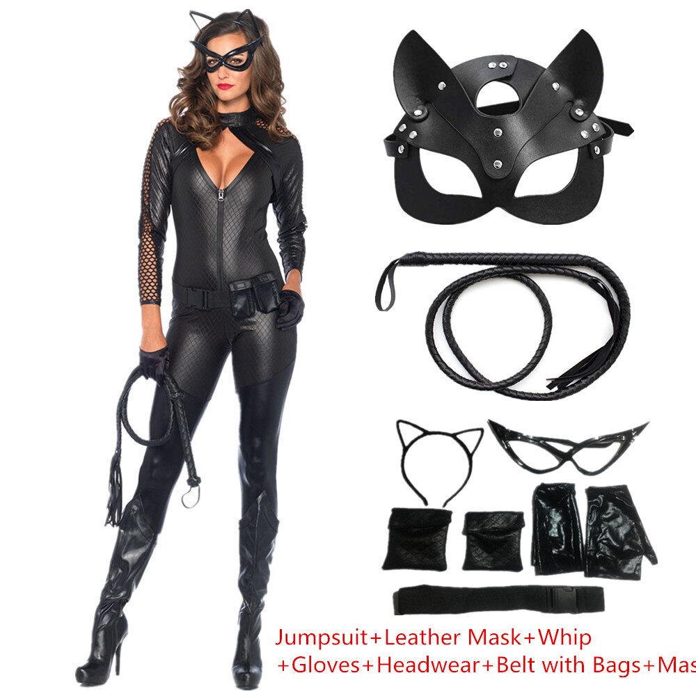 Halloween Cat Suits Costume For Women