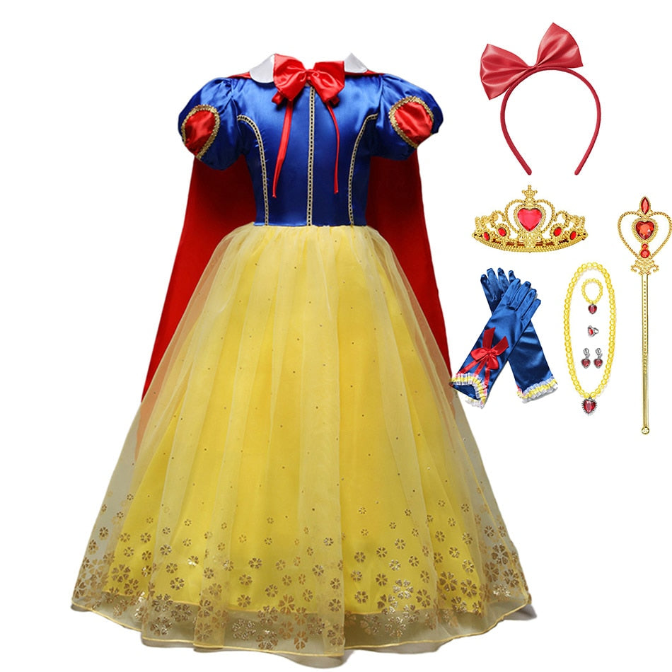 Princess Snow White Dress for Girl