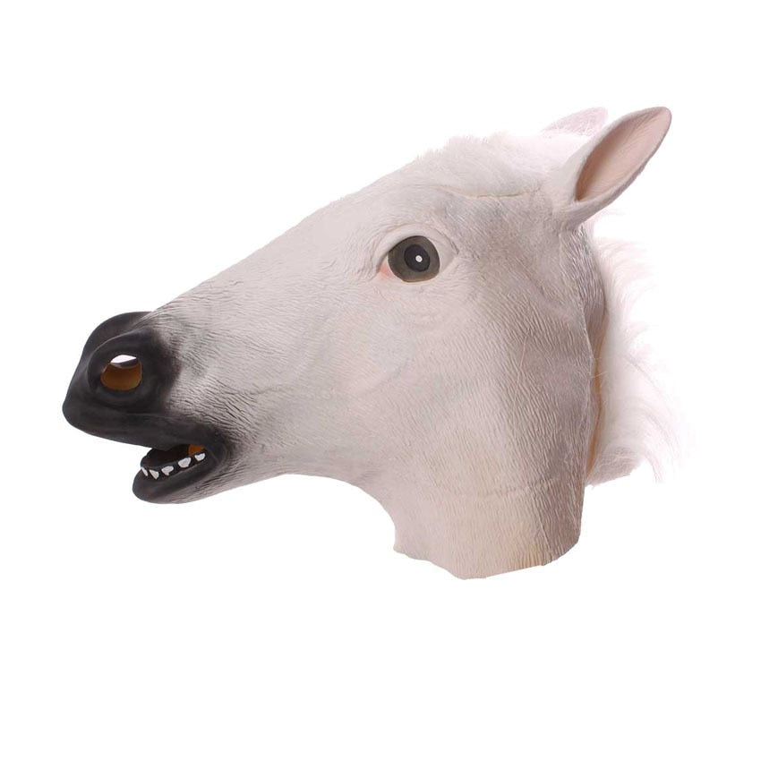 Halloween Latex Horse Head Mask
