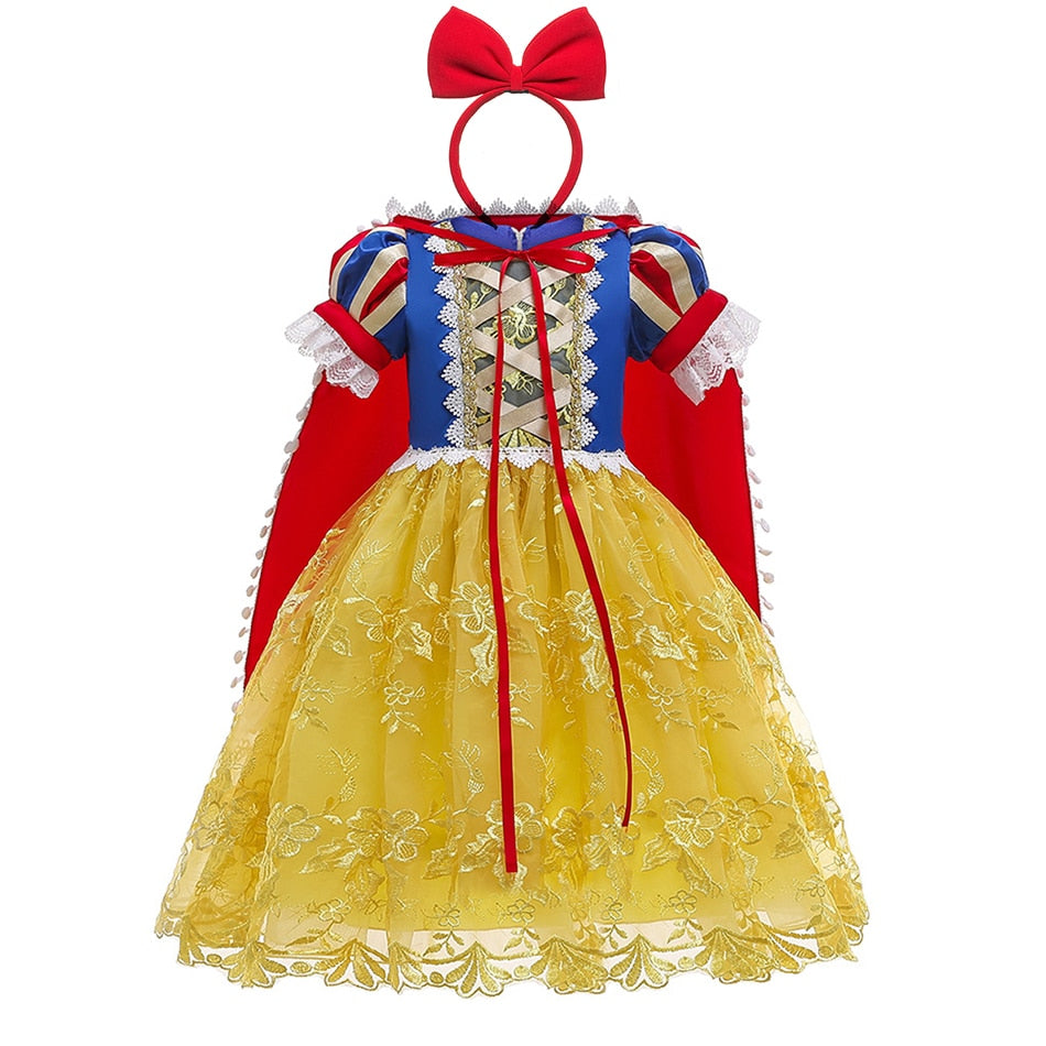 Princess Snow White Dress for Girl