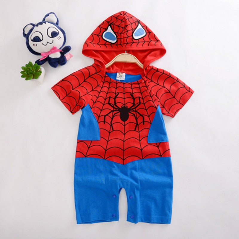 Newborn Baby Cartoon Spider Hoodies