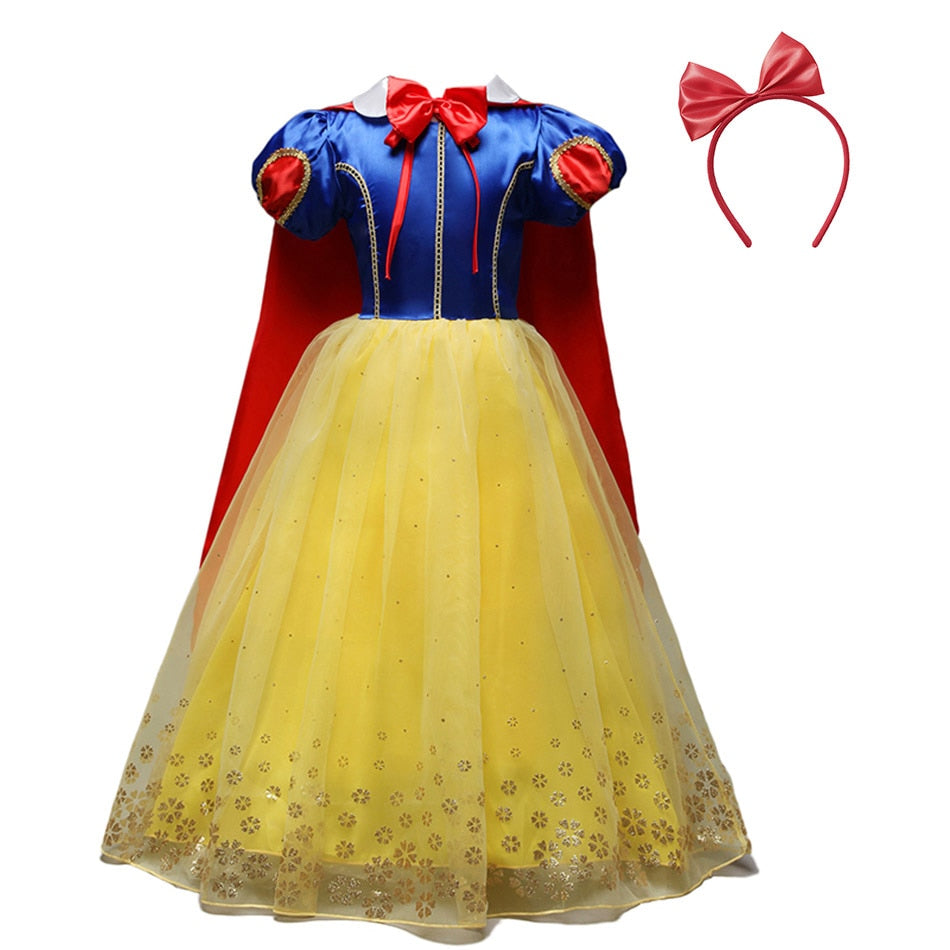 Princess Snow White Dress for Girl