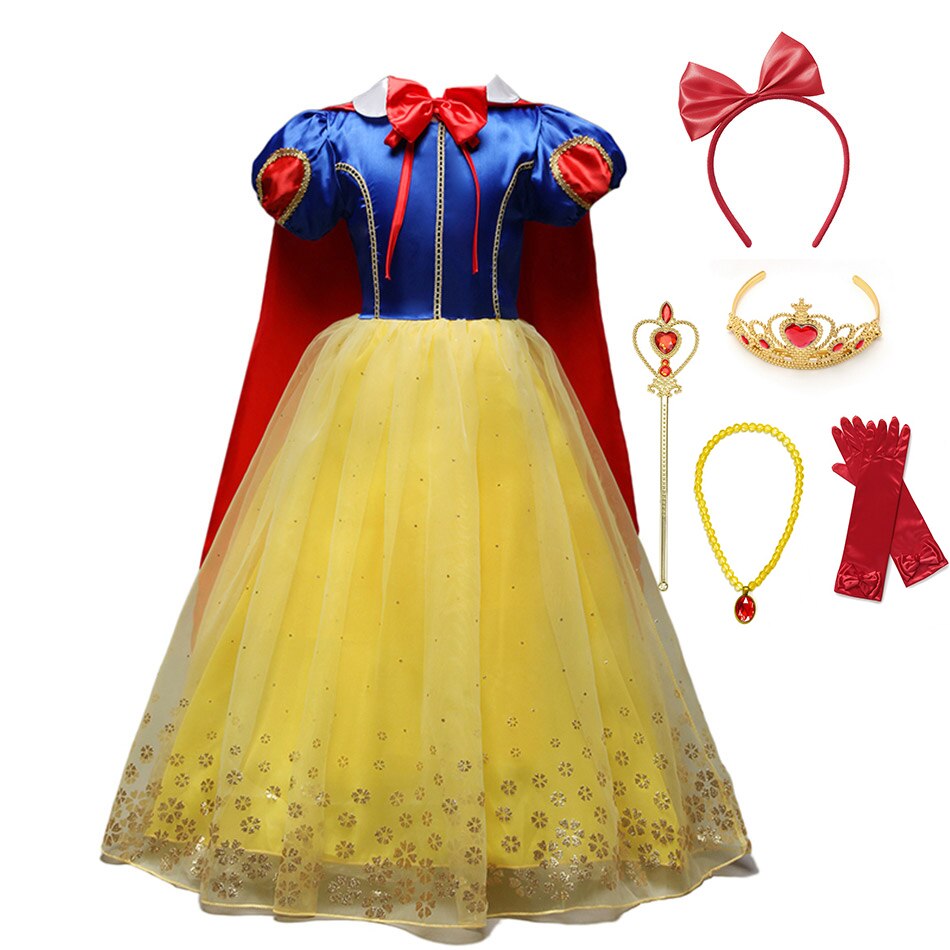 Princess Snow White Dress for Girl