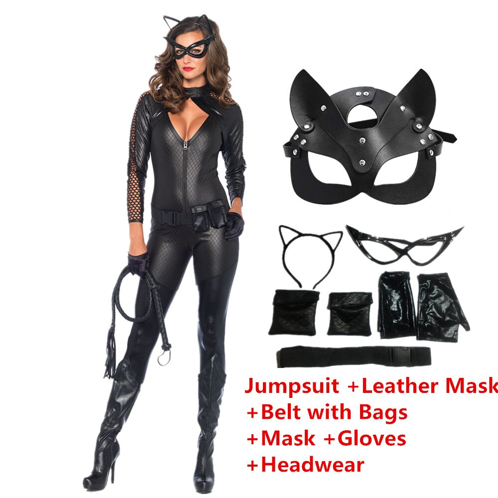 Halloween Cat Suits Costume For Women
