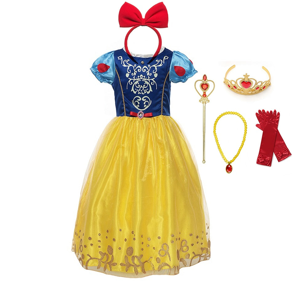 Princess Snow White Dress for Girl