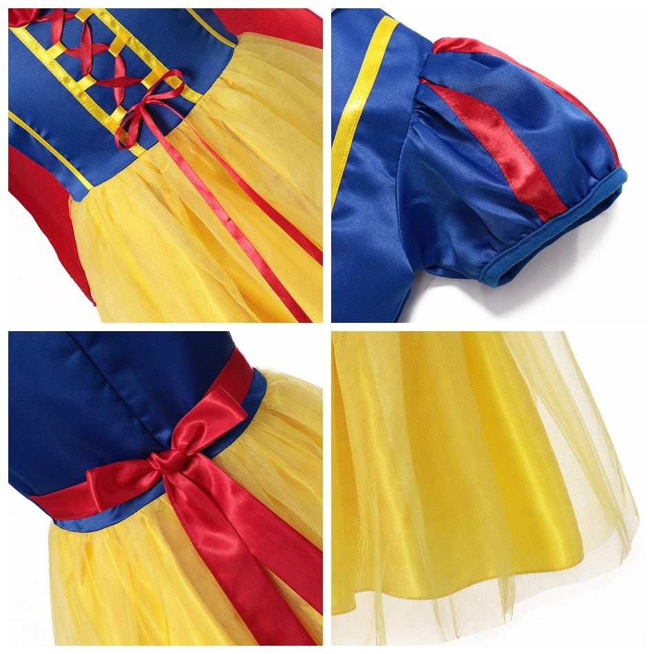 Princess Snow White Dress for Girl