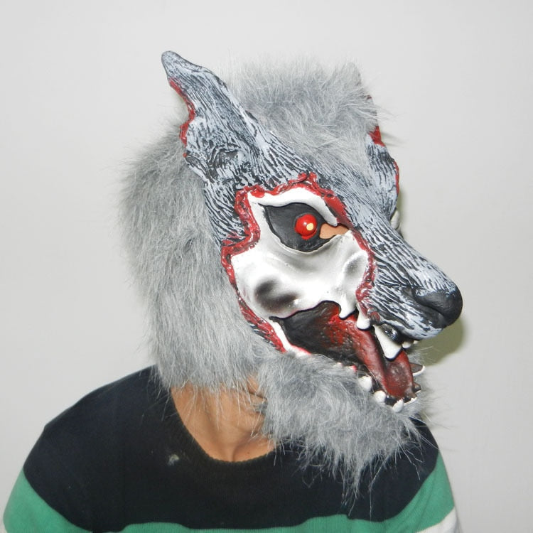 Halloween Latex Horse Head Mask