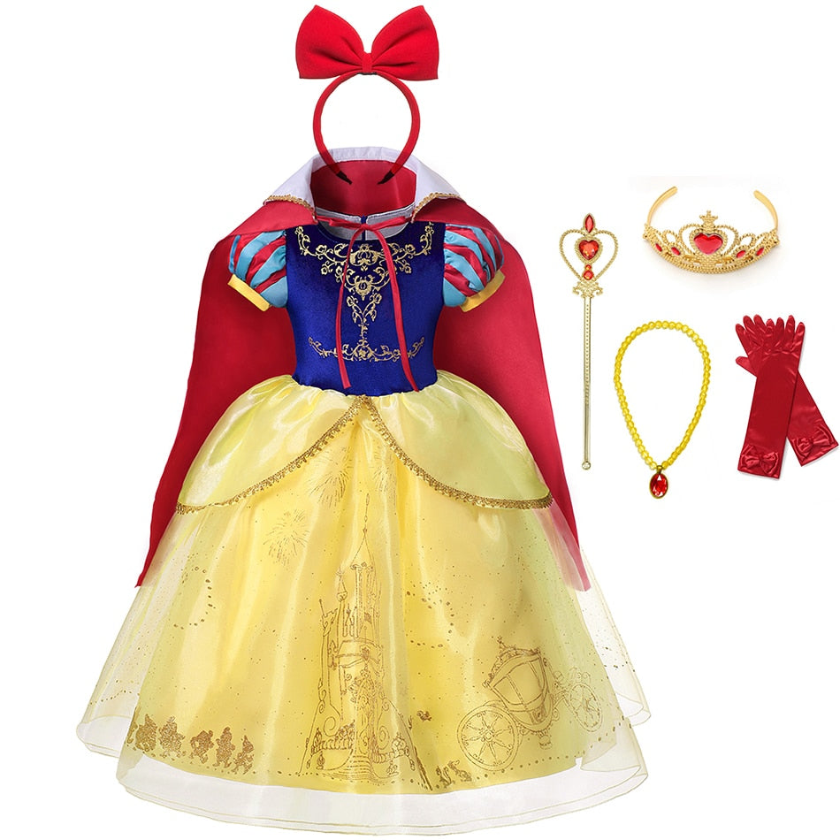 Princess Snow White Dress for Girl