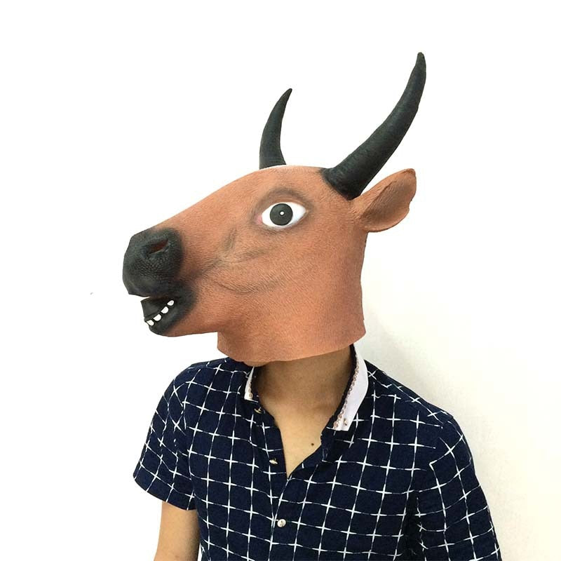 Halloween Latex Horse Head Mask