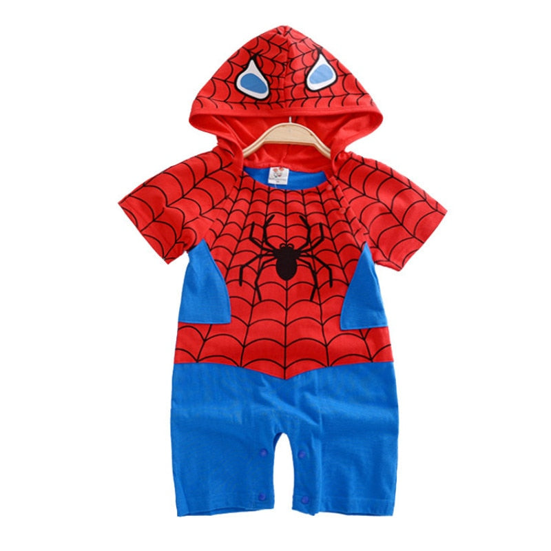 Newborn Baby Cartoon Spider Hoodies