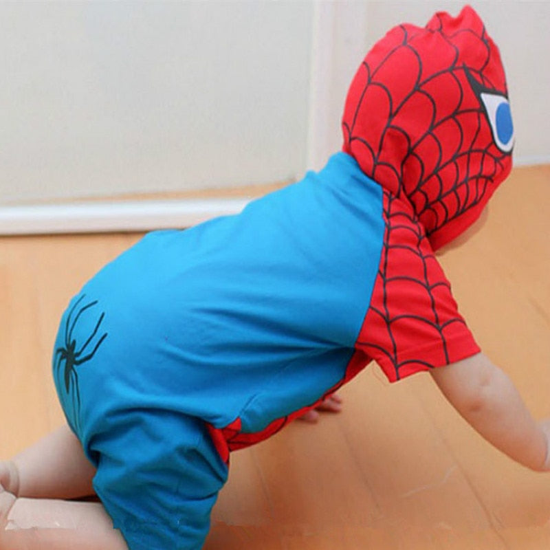 Newborn Baby Cartoon Spider Hoodies