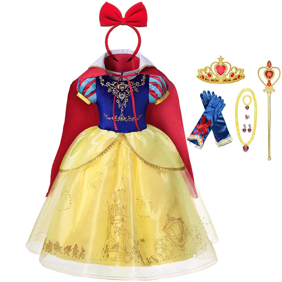 Princess Snow White Dress for Girl