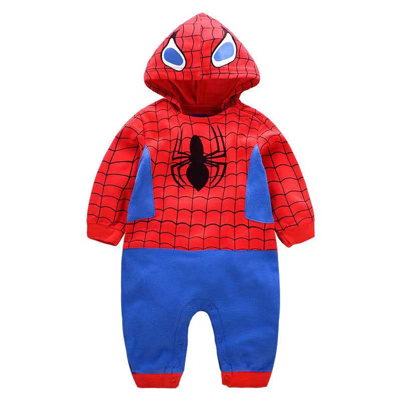 Newborn Baby Cartoon Spider Hoodies