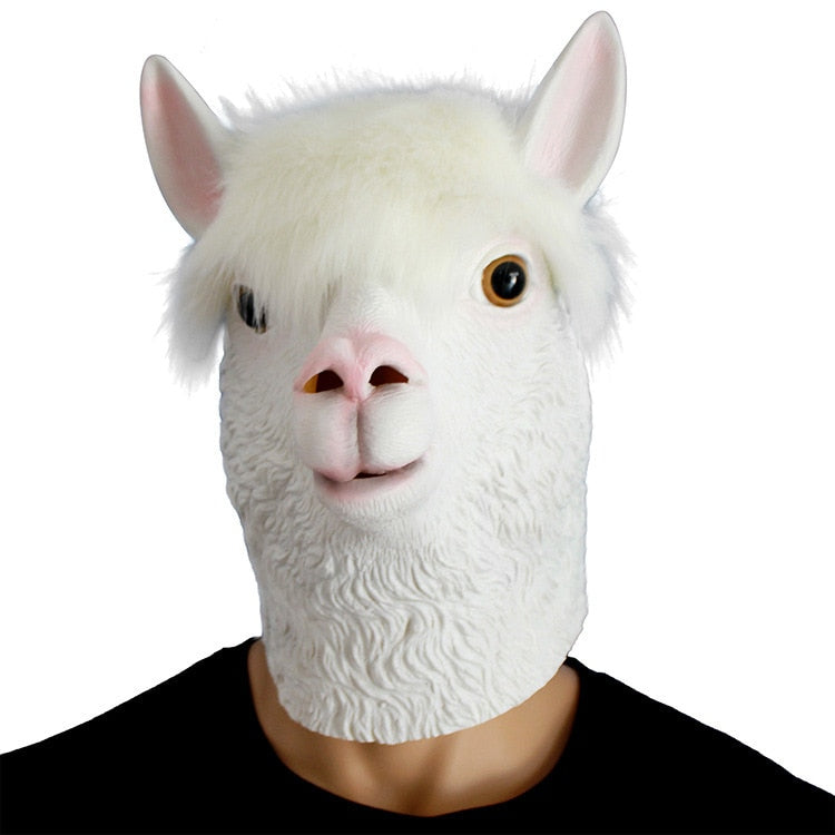 Halloween Latex Horse Head Mask