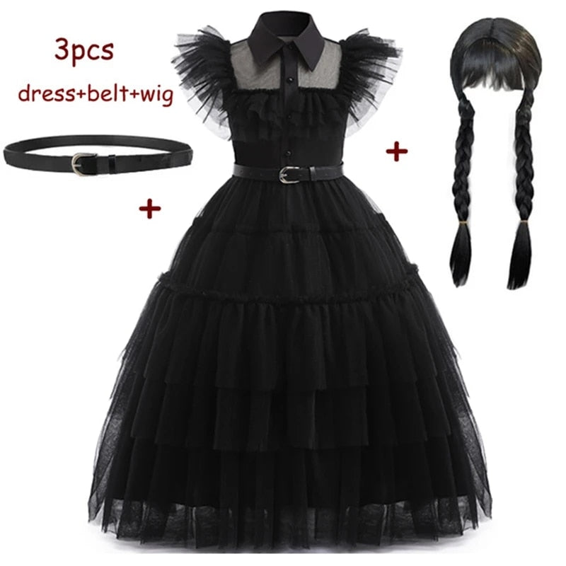 Girls' Wednesday Addams Costume for 2023
