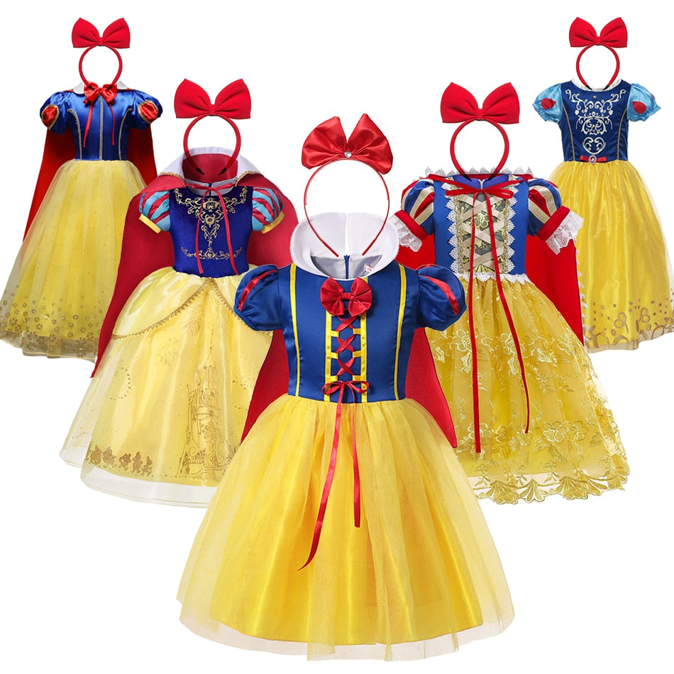 Princess Snow White Dress for Girl