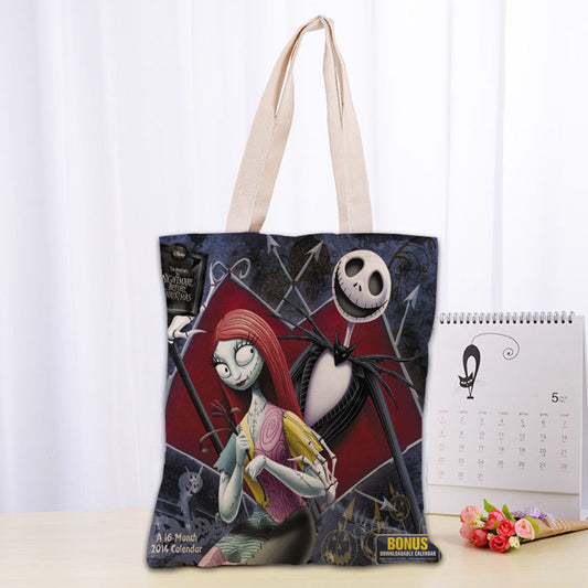 Nightmare Before Christmas Canvas Tote Bag