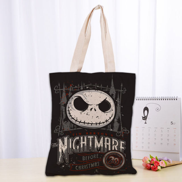 Nightmare Before Christmas Canvas Tote Bag