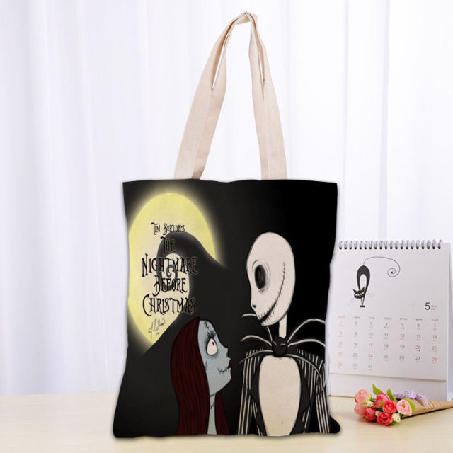 Nightmare Before Christmas Canvas Tote Bag