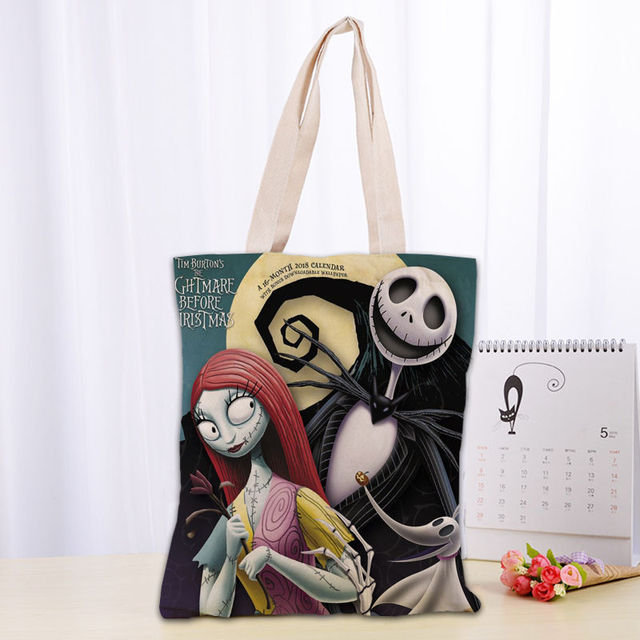 Nightmare Before Christmas Canvas Tote Bag