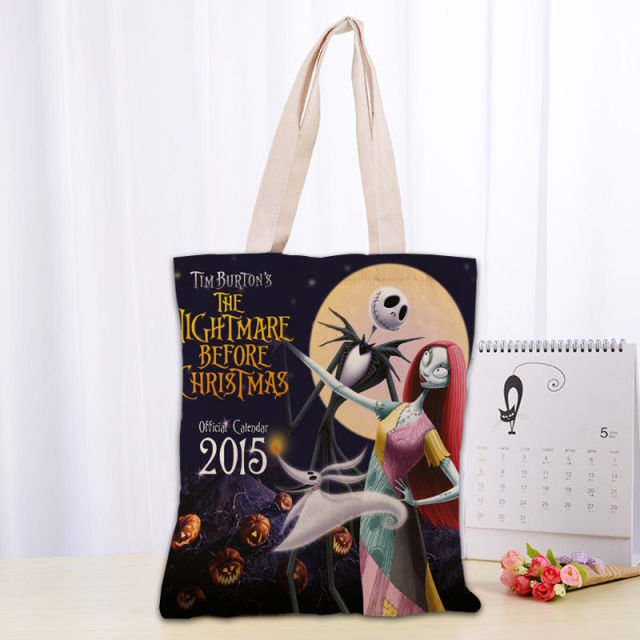 Nightmare Before Christmas Canvas Tote Bag