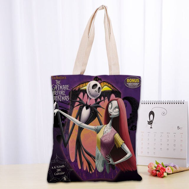 Nightmare Before Christmas Canvas Tote Bag