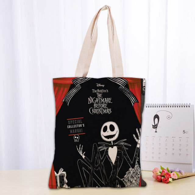 Nightmare Before Christmas Canvas Tote Bag
