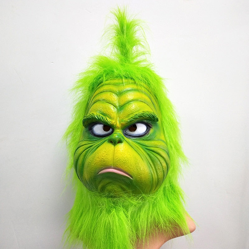 Halloween How Christmas Geek Stole Christmas Cosplay Mask for adults