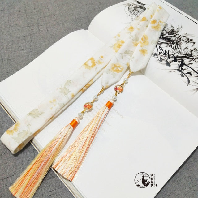 Antique Chinese clothing ribbon embroidery accessorie