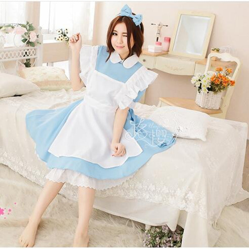 Anime Alice Adventure Party Dress For Halloween