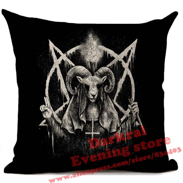 Horror Pattern Sofa Pillow Cover