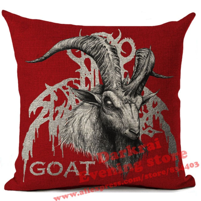 Horror Pattern Sofa Pillow Cover