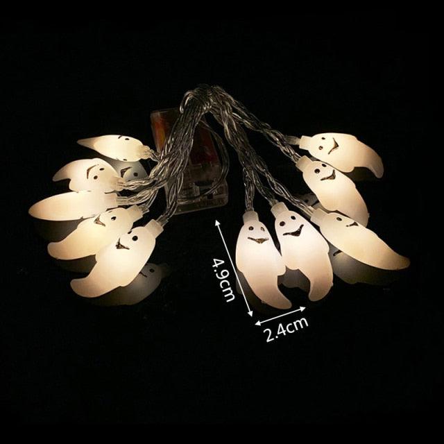 10Led Halloween Pumpkin Ghost Skeletons - All Halloween Costumes
