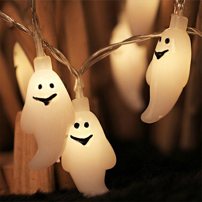 10Led Halloween Pumpkin Ghost Skeletons - All Halloween Costumes