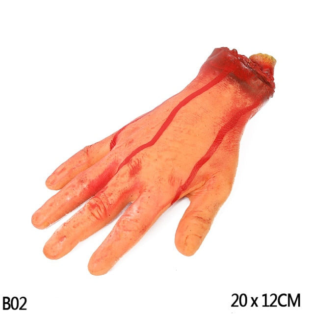 Horror Halloween Party Props Bloody Hand