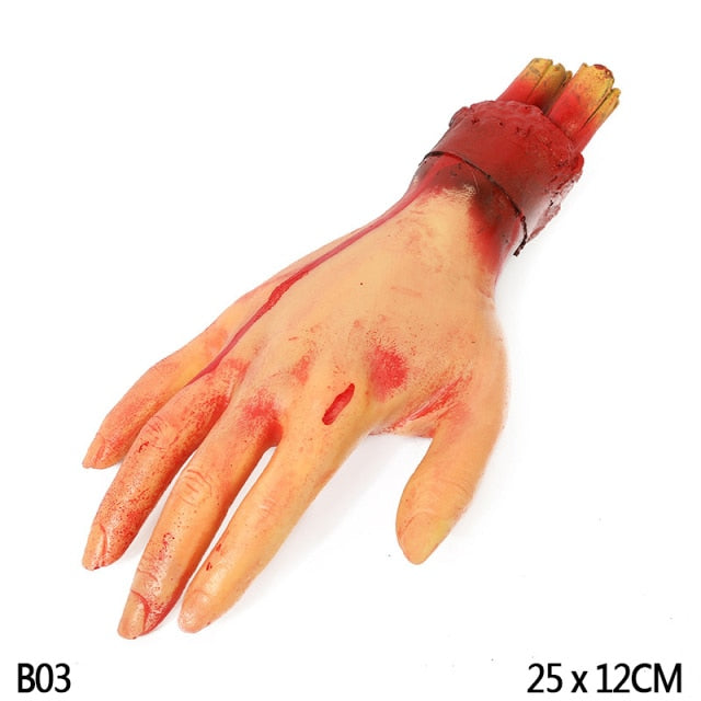 Horror Halloween Party Props Bloody Hand