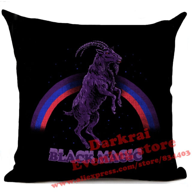 Horror Pattern Sofa Pillow Cover