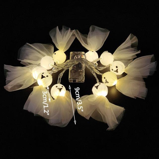 10Led Halloween Pumpkin Ghost Skeletons - All Halloween Costumes