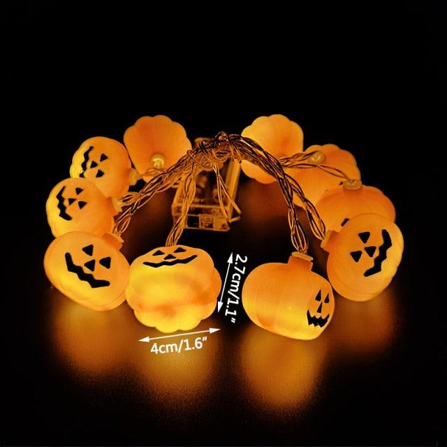 10Led Halloween Pumpkin Ghost Skeletons - All Halloween Costumes