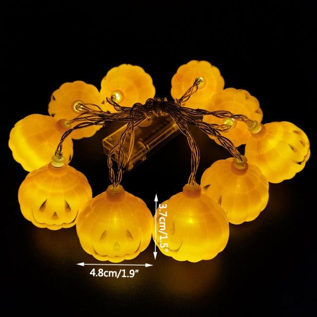 10Led Halloween Pumpkin Ghost Skeletons - All Halloween Costumes