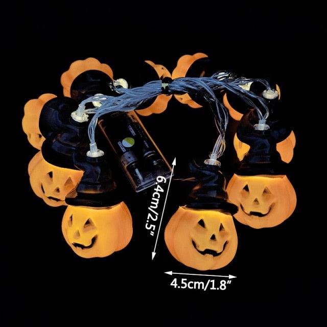10Led Halloween Pumpkin Ghost Skeletons - All Halloween Costumes