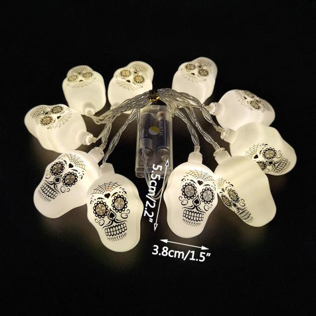 10Led Halloween Pumpkin Ghost Skeletons - All Halloween Costumes