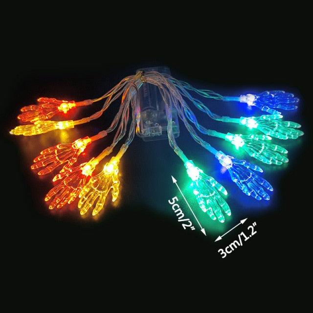 10Led Halloween Pumpkin Ghost Skeletons - All Halloween Costumes