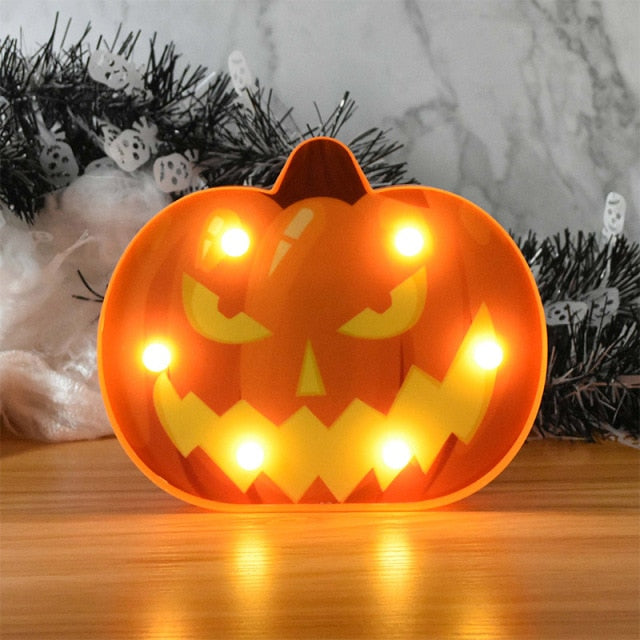 Halloween Decoration Pumpkin Spider Lights